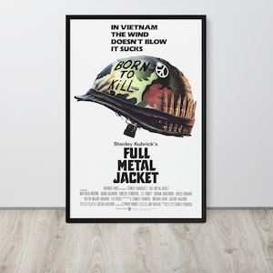 フルメタル・ジャケット (1987) 日本のヴィンテージ映画ポスター