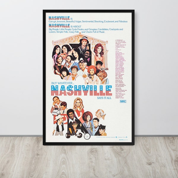 Nashville (1975) Vintage Movie Poster