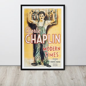 Modern Times (1936) Vintage Movie Poster
