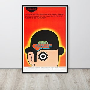 A Clockwork Orange (1971) Vintage Movie Poster