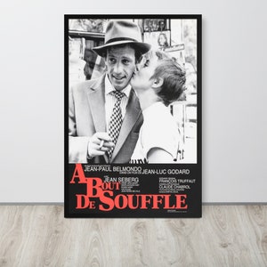 Breathless  (1960) Vintage Japanese Movie Poster