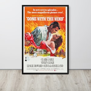 Autant en emporte le vent (1939) vintage Affiche de film