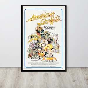 American Graffiti (1973) Cartel de película vintage
