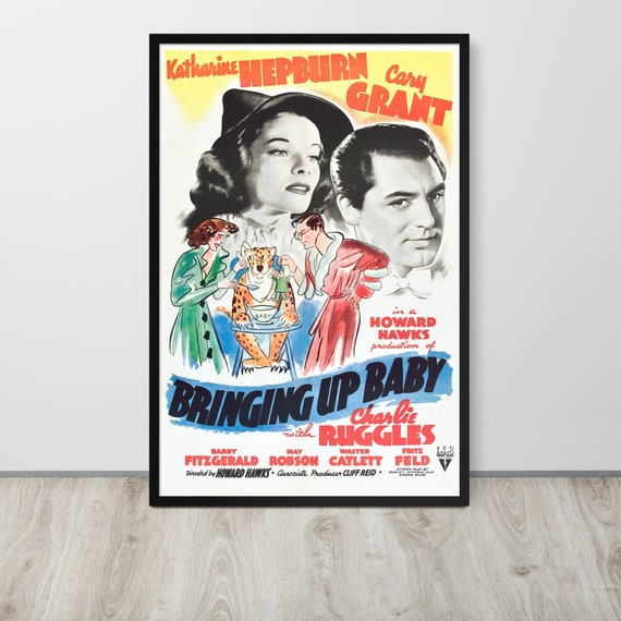 Bringing up Baby (1938) Vintage Movie Poster - Etsy