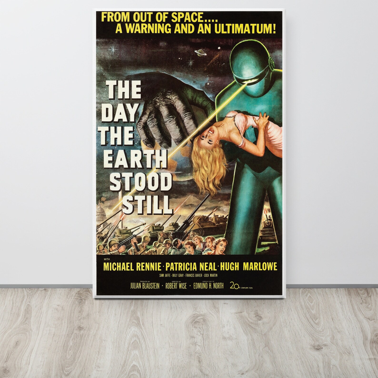 The Day the Earth Stood Still (1951) Vintage Movie Poster - Etsy