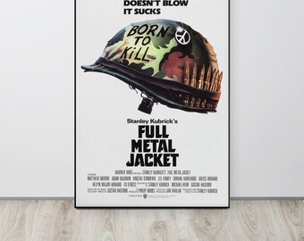 映画 フルメタル・ジャケット B2サイズポスター 映画ポスター フルメタルジャケット映画ポスター、フルメタルジャケット（1987