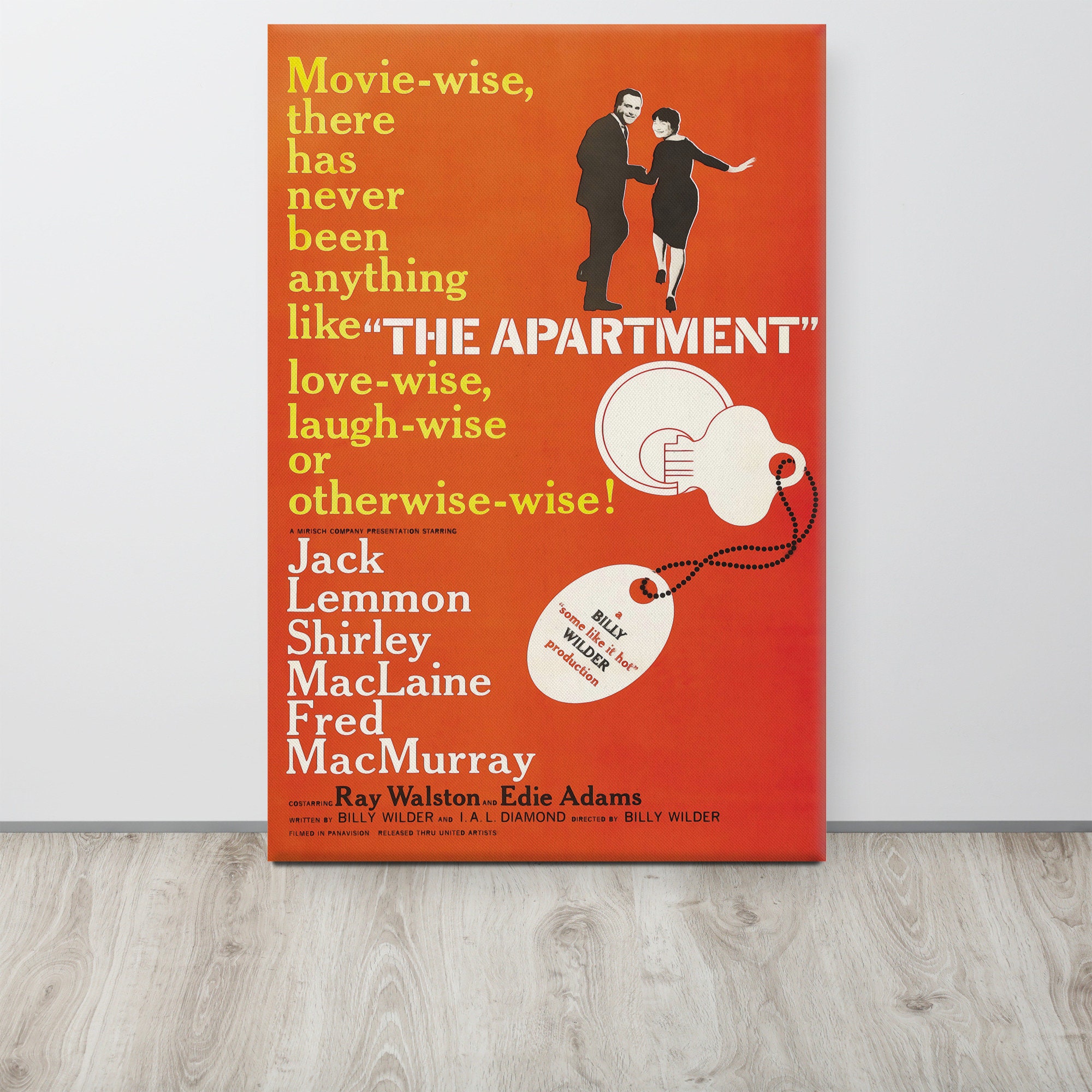 アパートの鍵貸します (1960) ヴィンテージ映画ポスター - Etsy 日本