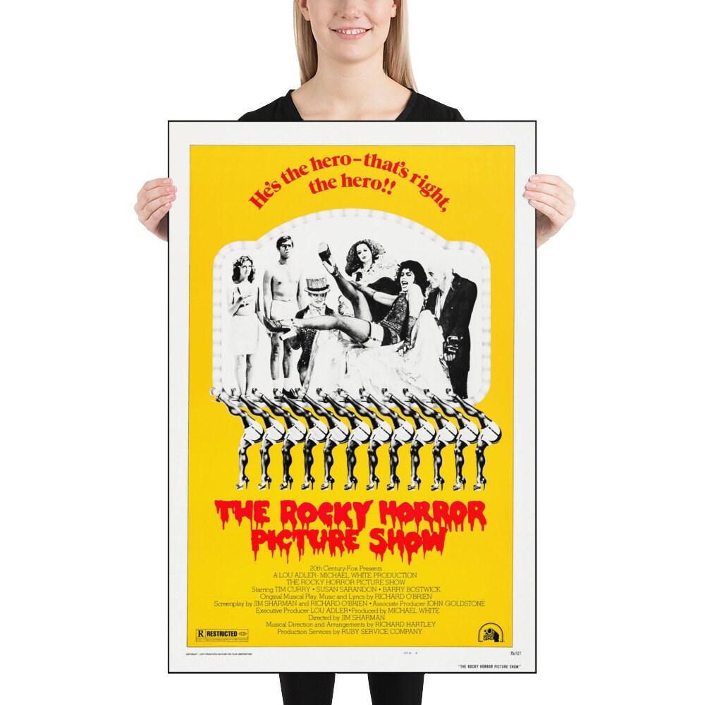 好きに ロッキー・ホラー・ショー ヴィンテージ映画ポスター (1975) コレクション