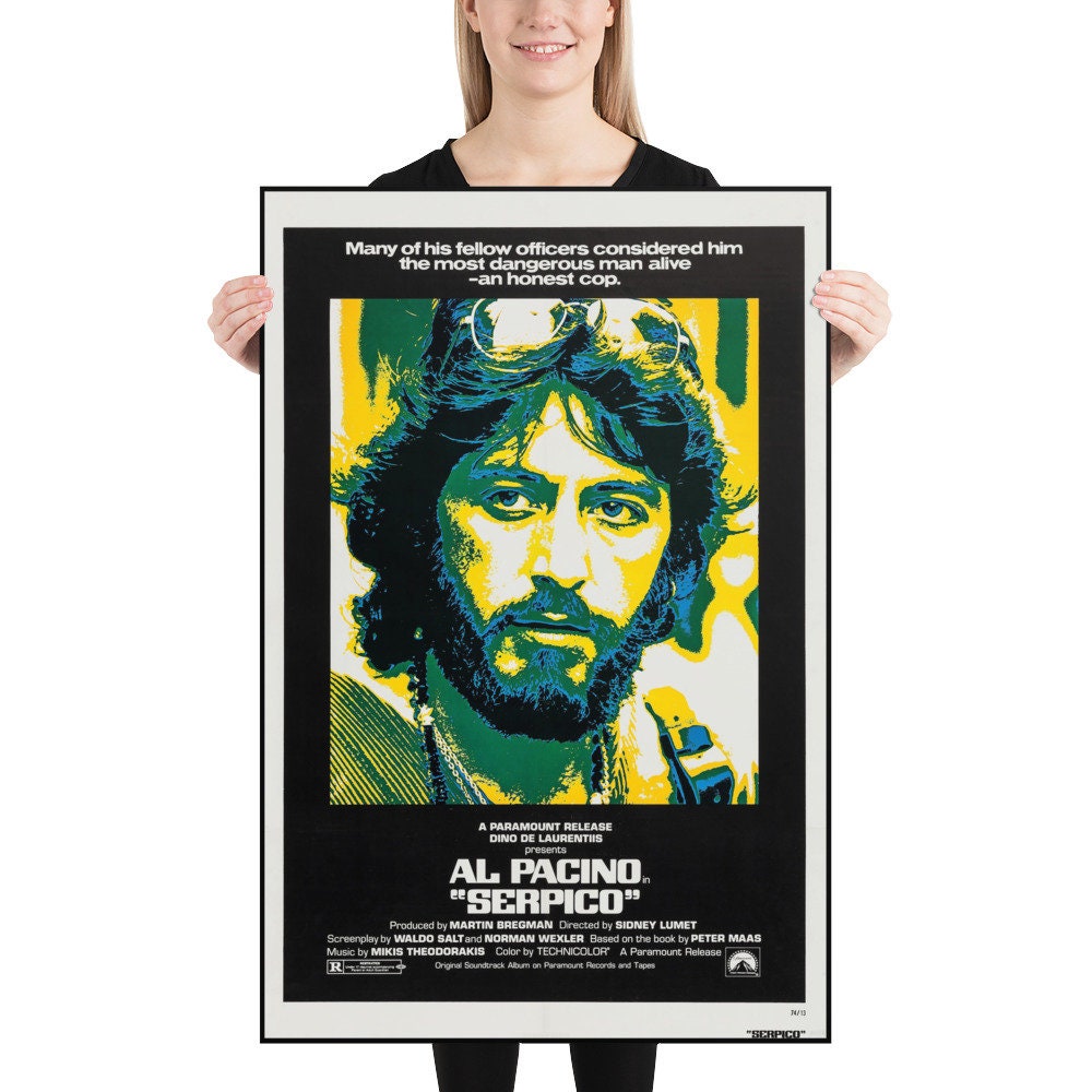 Serpico 1973 Vintage Movie Poster - Etsy