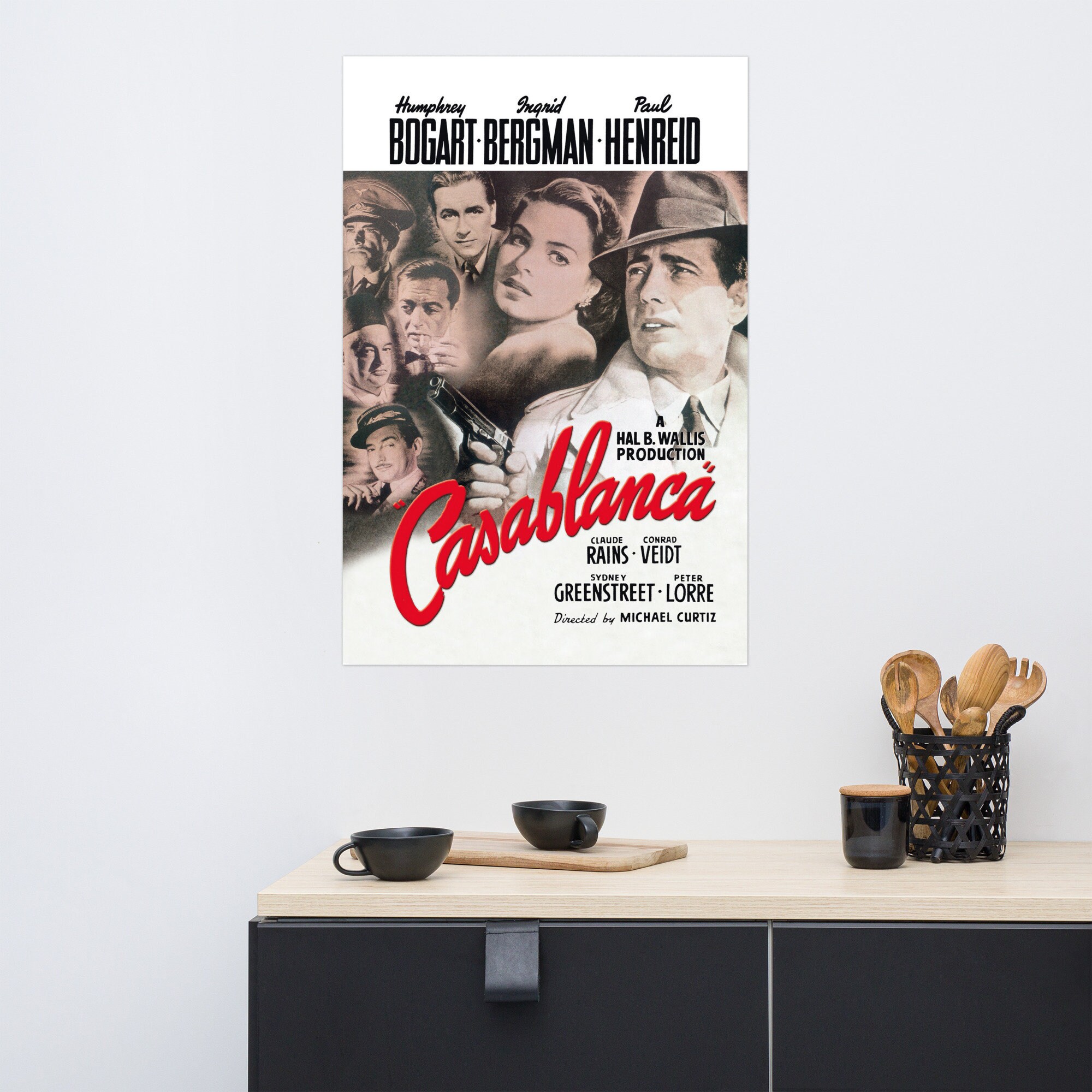 カサブランカ (1942) ヴィンテージ映画ポスター - Etsy 日本
