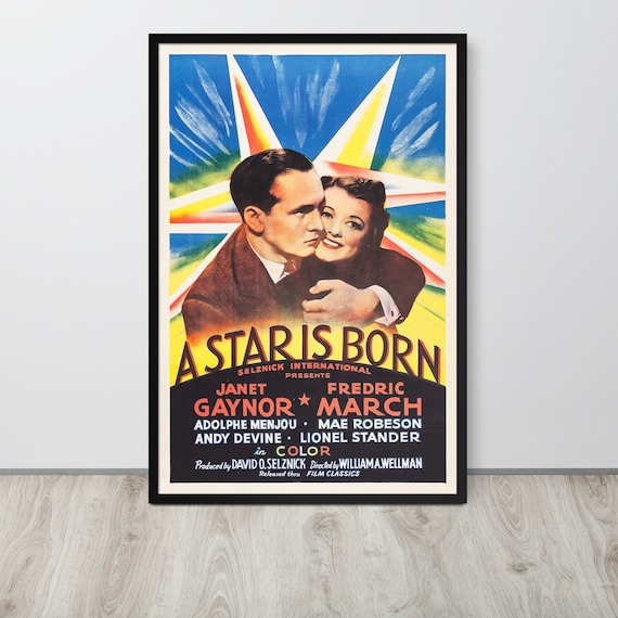 A Star is Born 1937 Vintage Movie Poster Etsy
