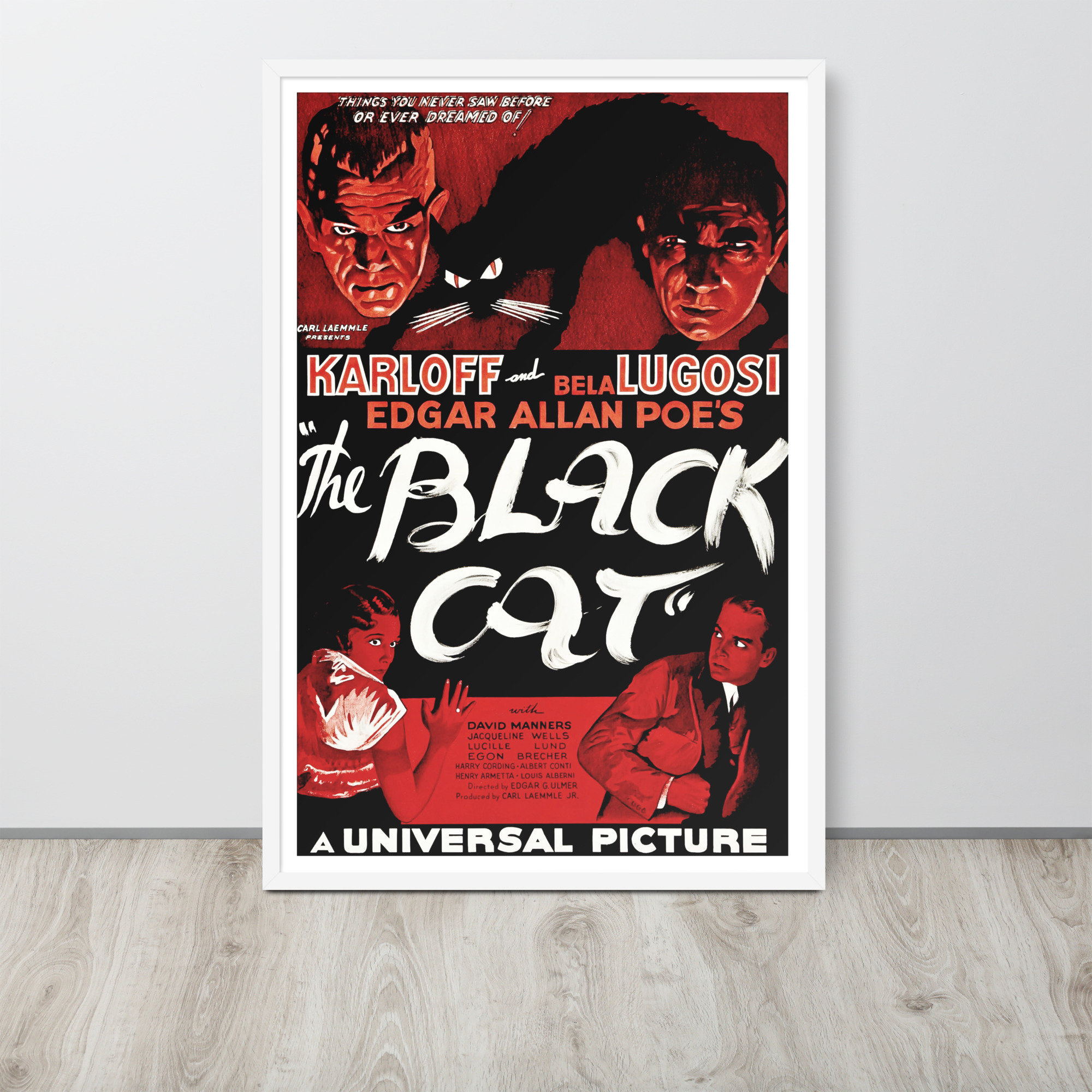 The Black Cat (1934) Vintage Movie Poster - Etsy