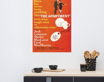 アパートの鍵貸します (1960) ヴィンテージ映画ポスター - Etsy 日本