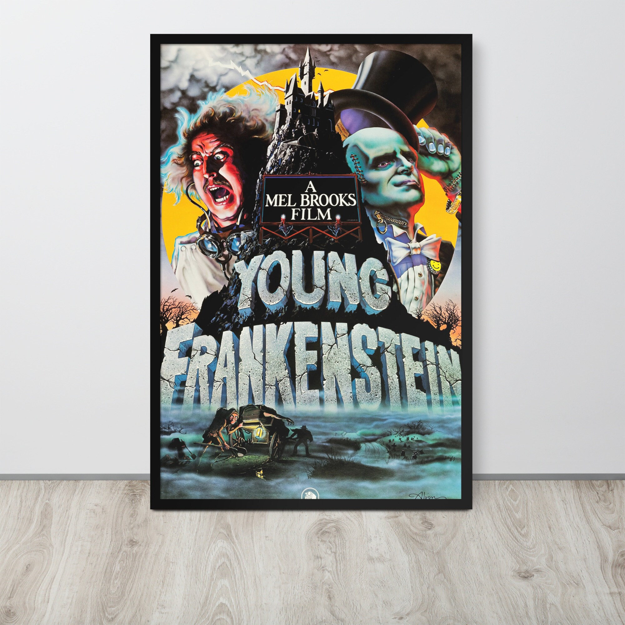 Young Frankenstein Movie Poster New Zealand