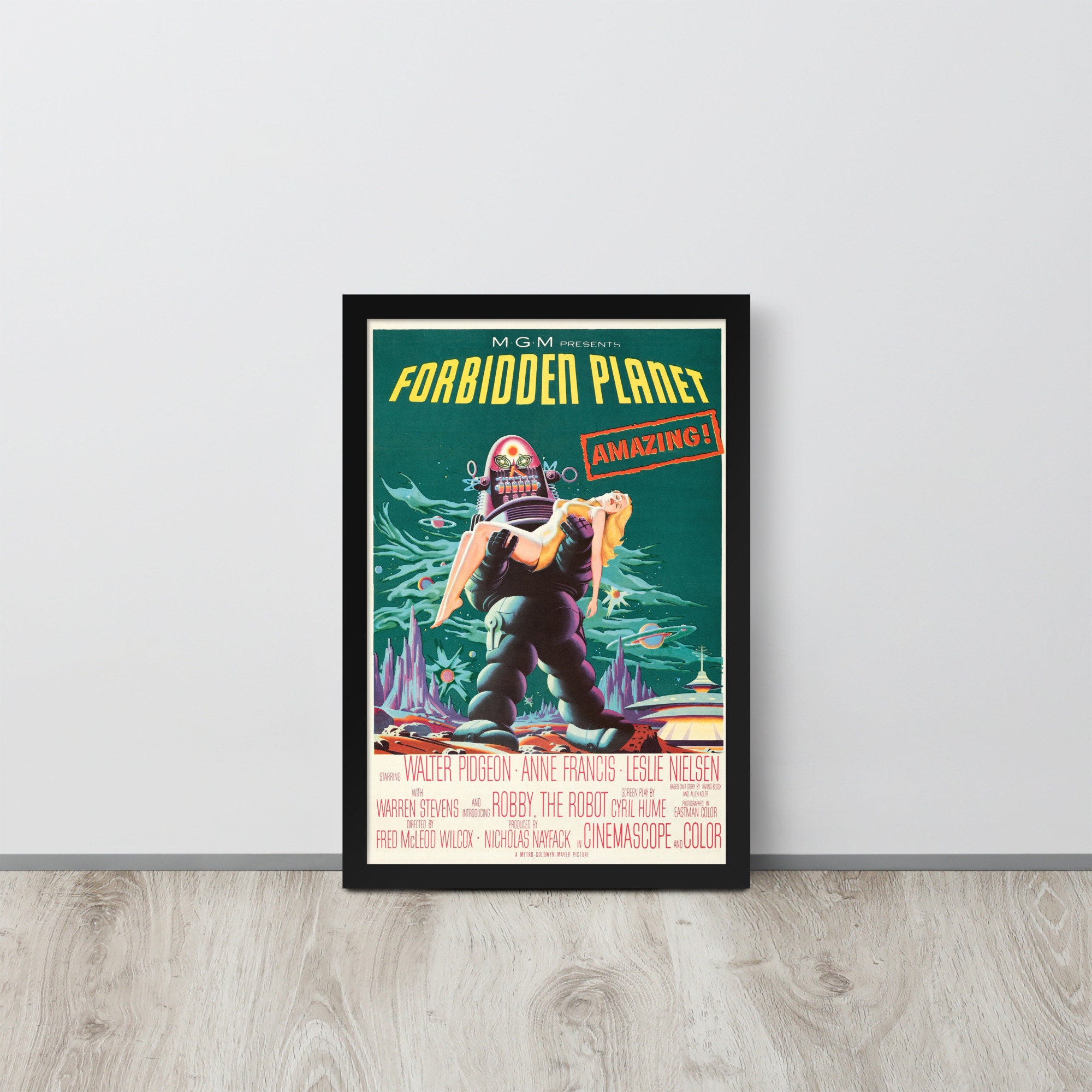 禁断の惑星 1956 ヴィンテージ映画ポスター - Etsy 日本
