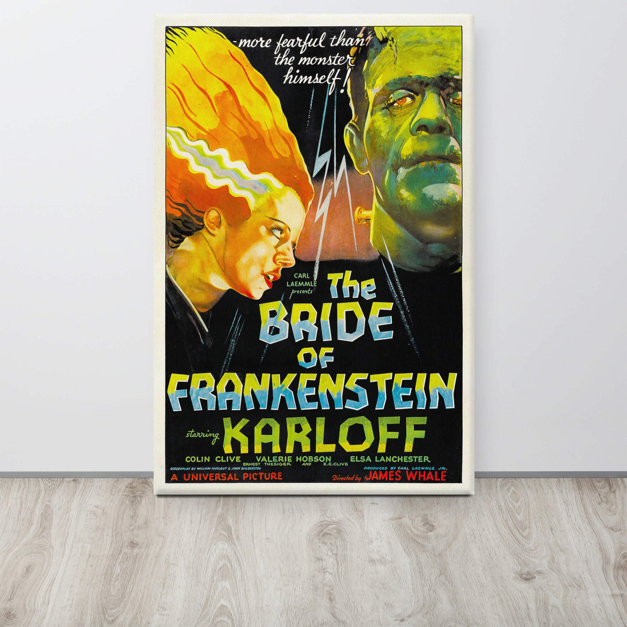 The Bride of Frankenstein (1935) Vintage Movie Poster - Etsy