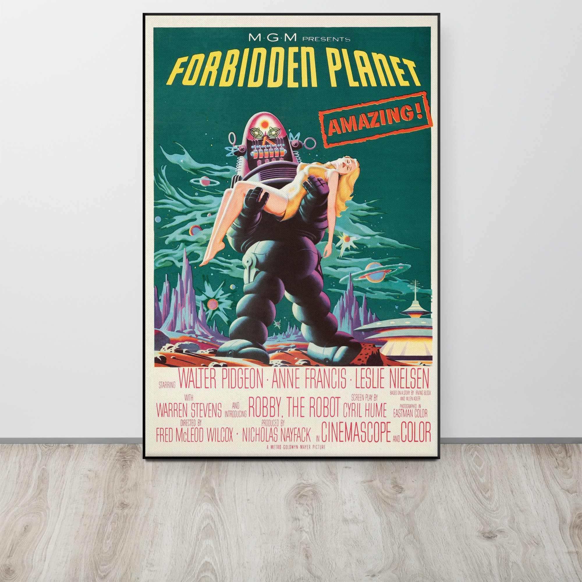 【はこぽす対応商品】 禁断の惑星 1956 ヴィンテージ映画ポスター - Etsy 日本 コレクション