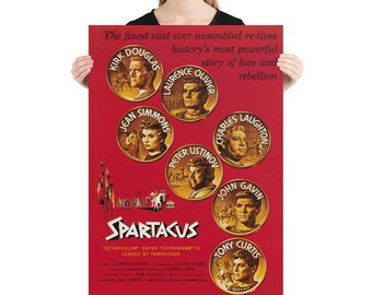 Spartacus (1960) Vintage Movie Poster