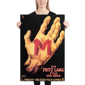 M (1931) Vintage Movie Poster - Etsy