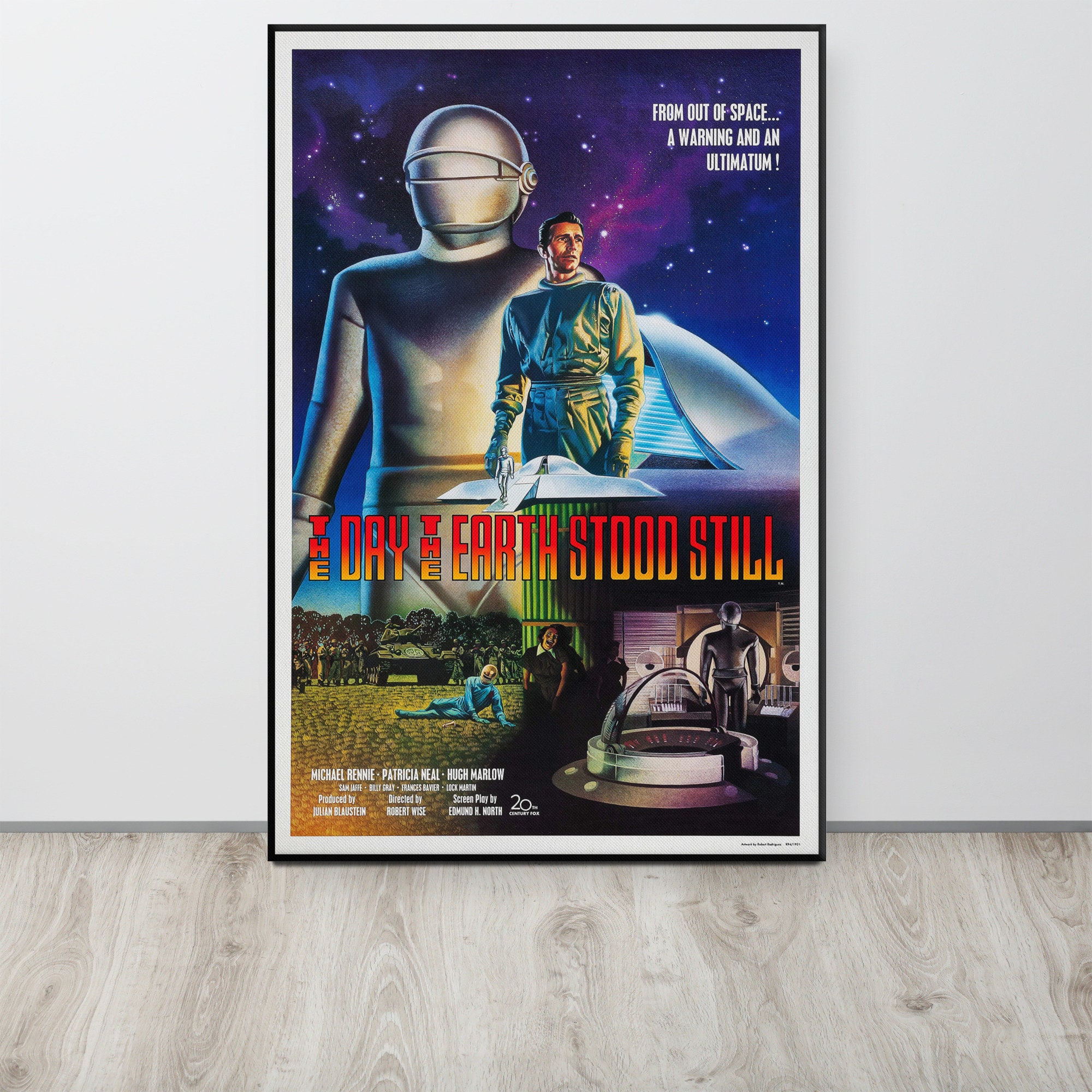 The Day the Earth Stood Still (1951) Vintage Movie Poster - Etsy