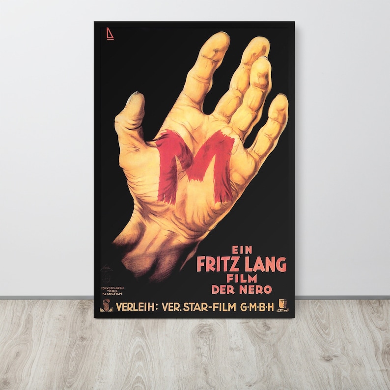 M 1931 Vintage Movie Poster - Etsy