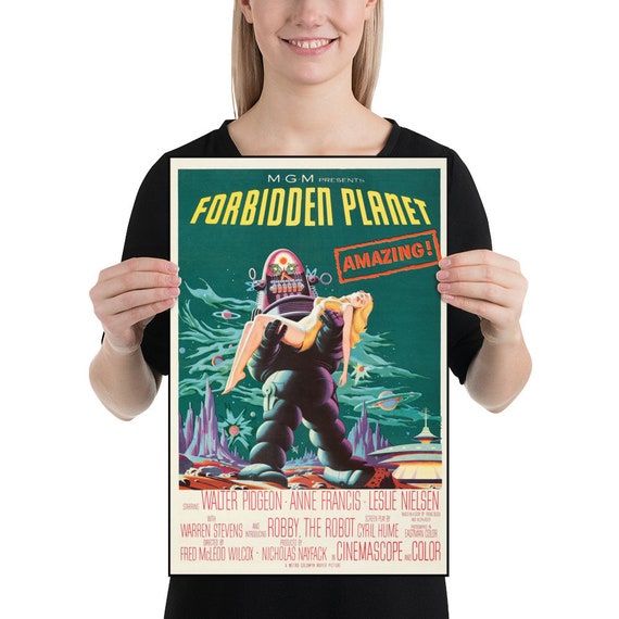 Forbidden Planet (French) print by Vintage Entertainment Collection