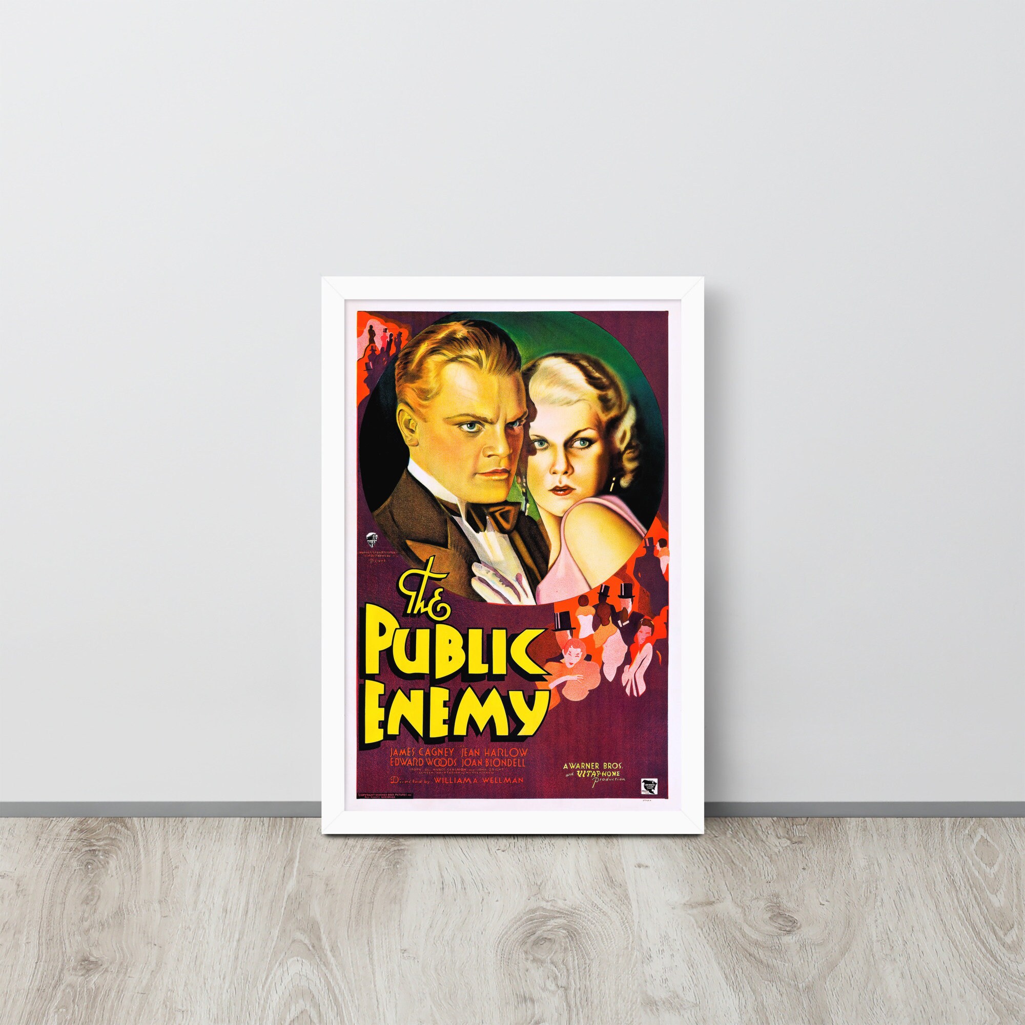 PUBLIC ENEMY フレーム付きポスター The Public Enemy (1931) Vintage Movie Poster - Etsy