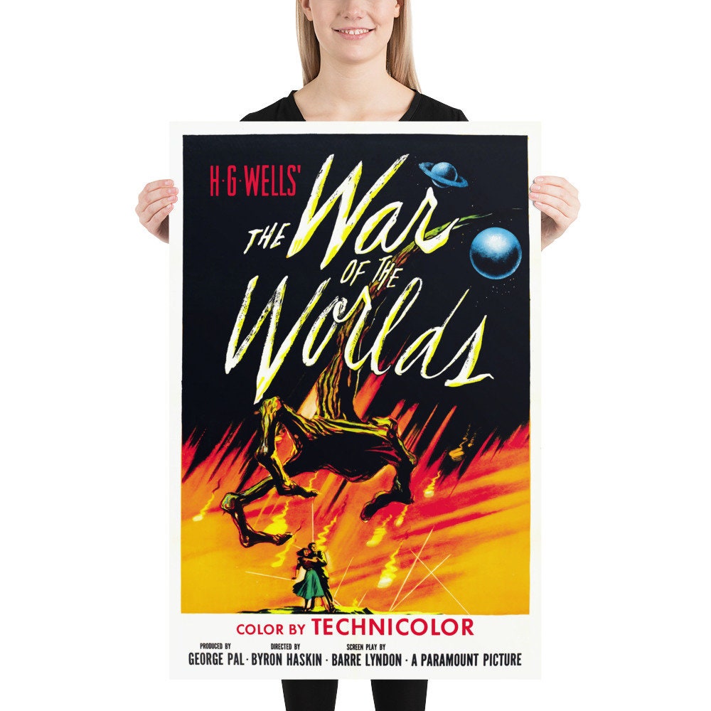 The War of the Worlds 1953 Vintage Movie Poster Etsy