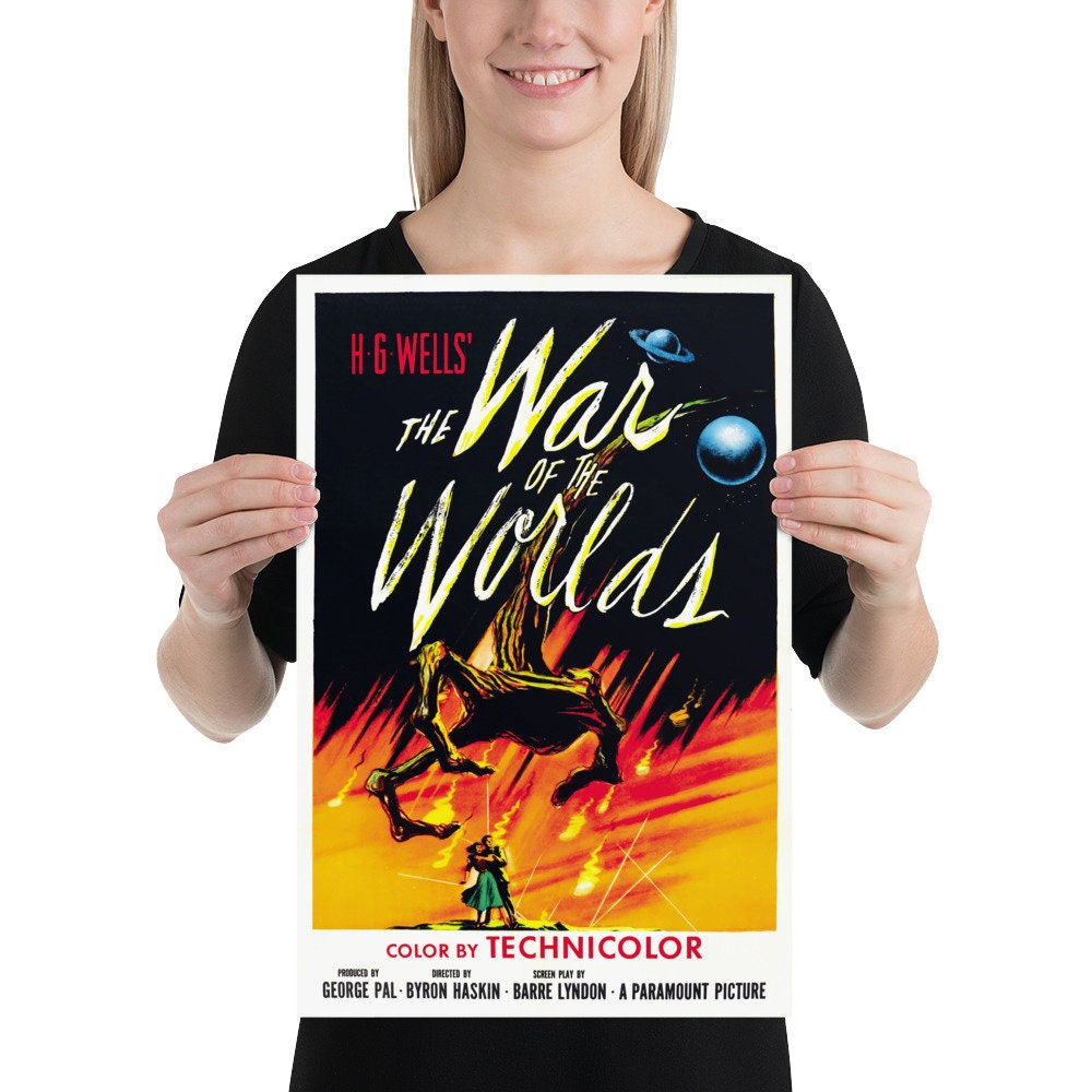 The War of the Worlds 1953 Vintage Movie Poster Etsy