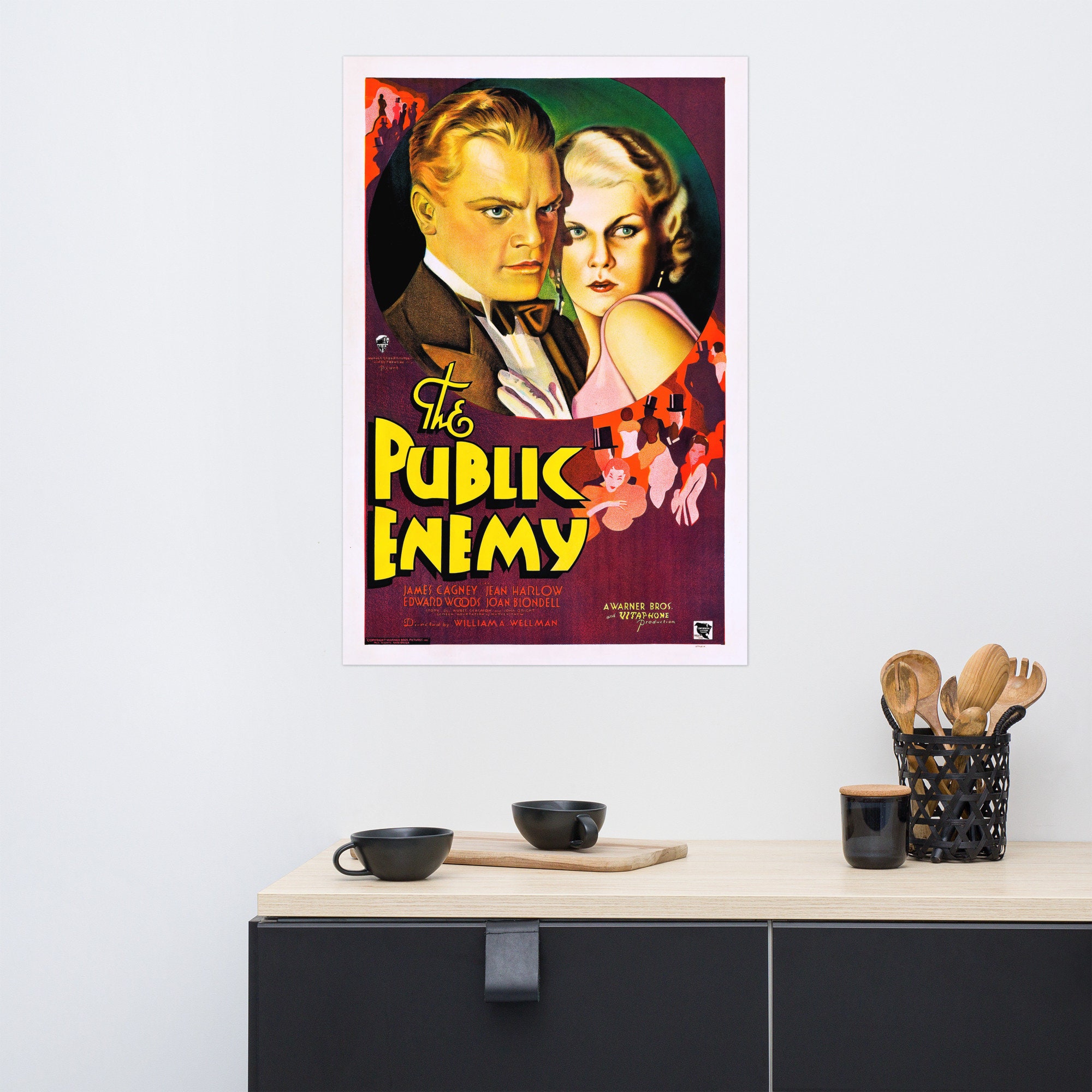 クリスマス特集2024 The Public Enemy (1931) Vintage Movie Poster - Etsy 洋楽