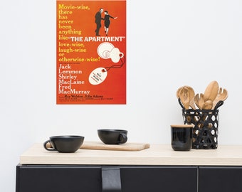 アパートの鍵貸します (1960) ヴィンテージ映画ポスター - Etsy 日本