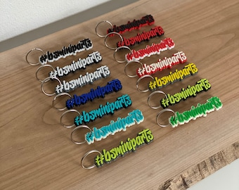 3D Keyrings | Personalized Keyrings, Gift, Name Print, Pendant