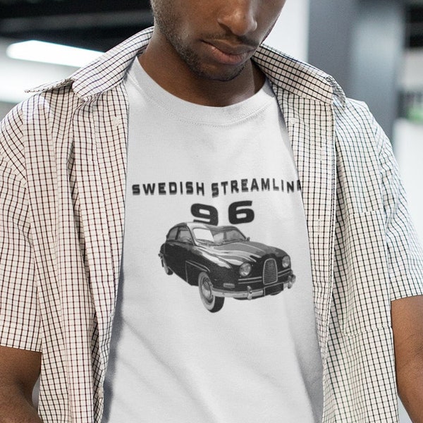 Saab 96 T-Shirt | Unisex - Man & Women's Tee | Swedish Streamline