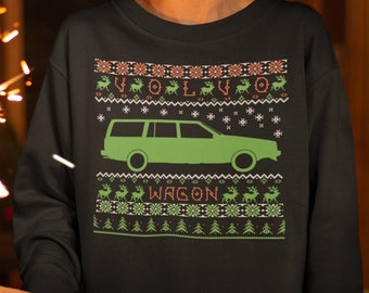 Volvo 745 Ugly Christmas Sweater | Unisex Heavy Blend Crewneck Sweatshirt | Perfect Gift