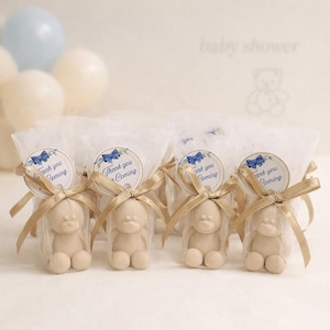 Teddy Bear Soap favors: Baby Shower, Baptism Souvenir, We Can Bearly Wait
