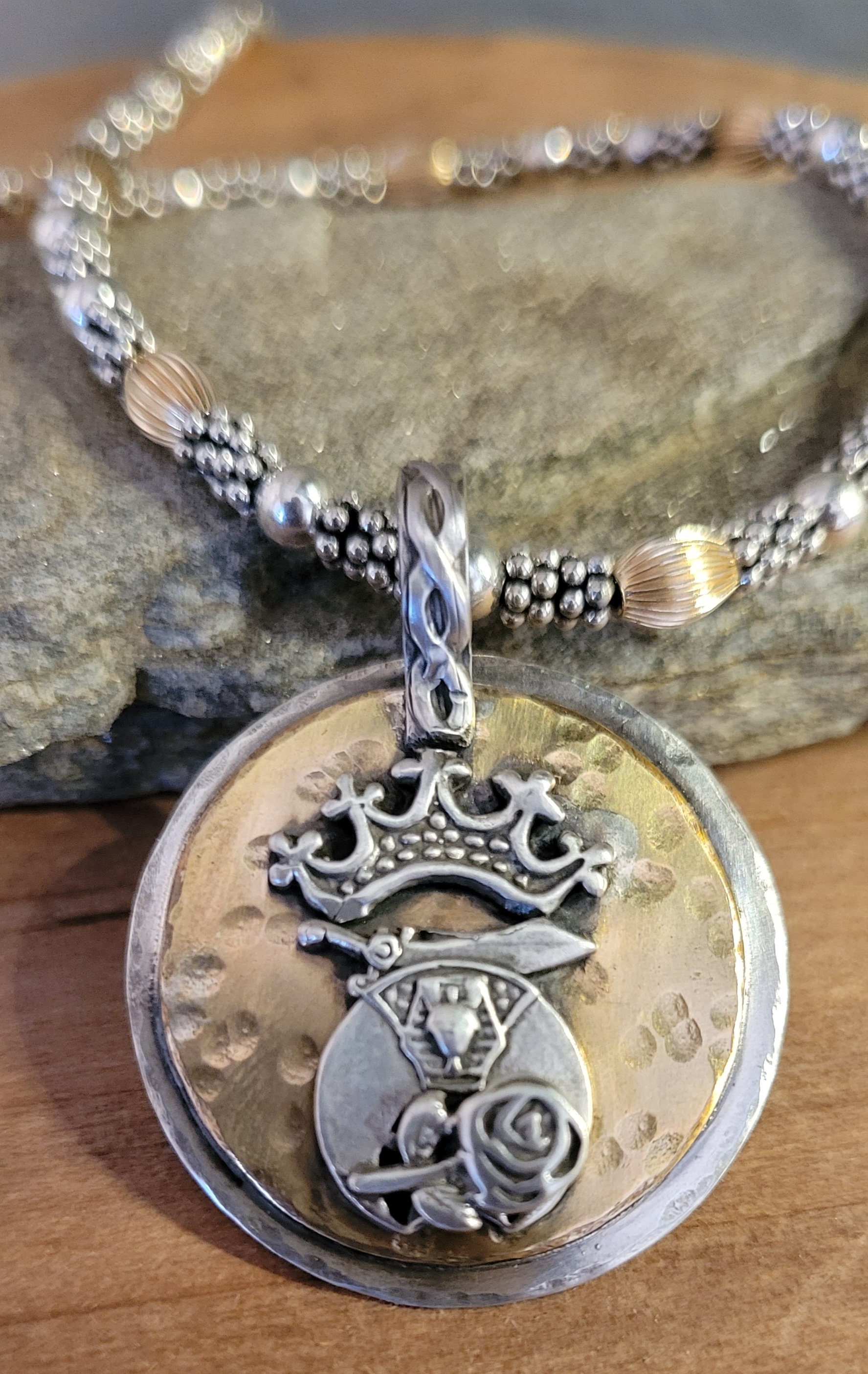 Nile Queen Past Queen Round Pendant