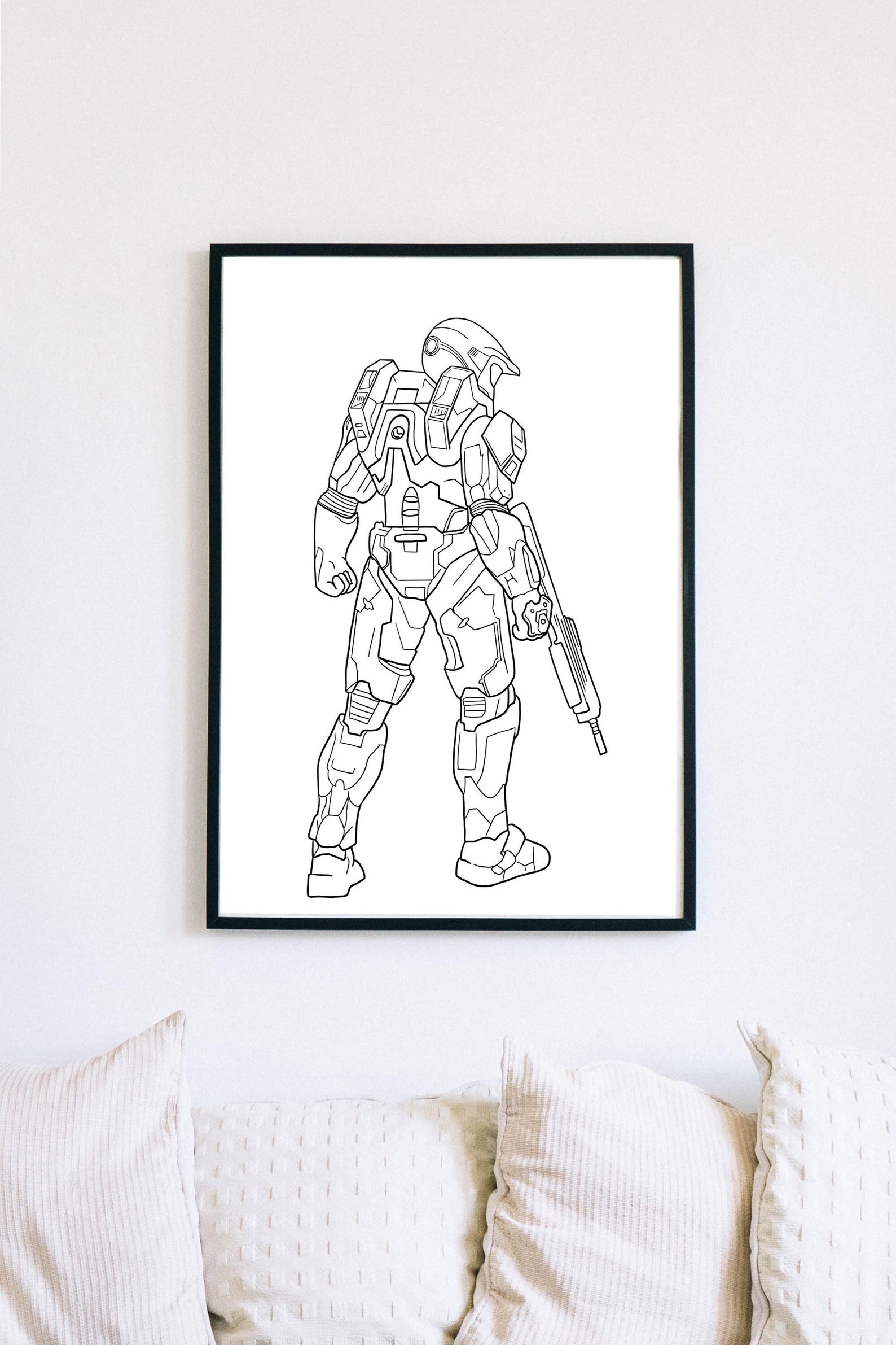 Halo Master Chief Print Gaming Print Gaming Setup Xbox Gaming Print - Etsy