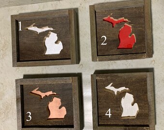 Michigan Wood Sign | Etsy