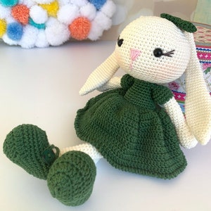 Handmade doll, Toys for kids, Easter gift for kids, Crochet Animals, Baby doll, Crochet Bunny, Easter bunny, Knited rabbit