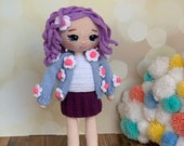 Crochet Doll for Sale, Amigurumi Doll for Sale, Crochet Amigurumi Doll, Princess Doll, Stuffed Doll, Cuddle Doll, Amigurumi Girl, Plush Toys