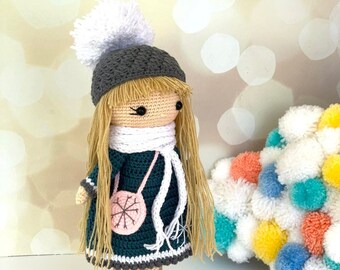 Crochet Doll, Crochet  Doll for Sale, Princess Doll, Crochet Doll, Princess Doll, Stuffed Doll, Cuddle Doll, Amigurumi Girl, Plush Toys