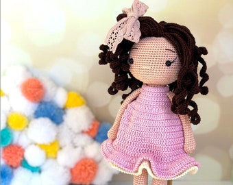 Princess Doll, Amigurumi Princess Doll, Crochet Princess Doll For Sale, Princess Doll, Handmade Princess Doll, Crochet Doll For Sale