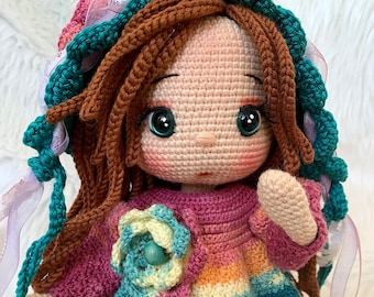 Crochet Doll For Sale, CLARA, Crochet Princes, Doll For Sale, Stuffed Doll,  Crochet Princess Doll, Amigurumi Princes, Amigurumi Doll