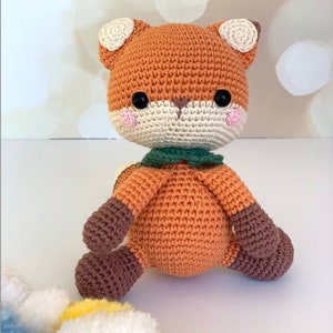 Crochet Fox, Finished Crochet Animals, Knitted Fox,Tiny Crochet Animals, Stuffed Animals, Plush Fox Small