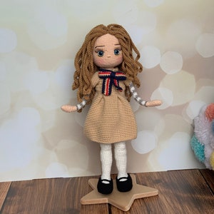 Crochet Megan, Crochet  M3gan Doll, Best Friend Megan, Horror Gothic Film Character, Amigurumi Megan Doll, Stuffed Doll, Gift For Daughter