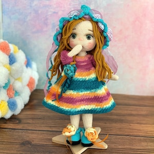 Crochet Doll, Crochet Princes, Doll For Sale, CLARA Doll, For Sale, Stuffed Doll, Crochet Princess Doll, Amigurumi Princes, Amigurumi Doll