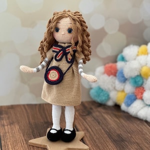 Crochet Megan, Crochet  M3gan Doll, Best Friend Megan, Horror Gothic Film Character, Amigurumi Megan Doll, Stuffed Doll, Gift For Daughter
