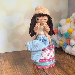 FASHION Girl, Crochet Doll, Crochet Amigurumi Doll, Crochet Doll for Sale, Amigurumi Doll for Sale