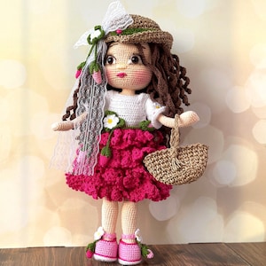Crochet Strawberry Girl, Shortcake Doll, Strawberry Shortcake Doll, Strawberry Shortcake 1980, Personalized Design Doll, Gift For Her