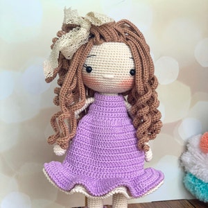 Princess Doll, Amigurumi Princess Doll, Crochet Princess Doll For Sale, Princess Doll, Valentine&#39;s Day Gift, Crochet Doll For Sale